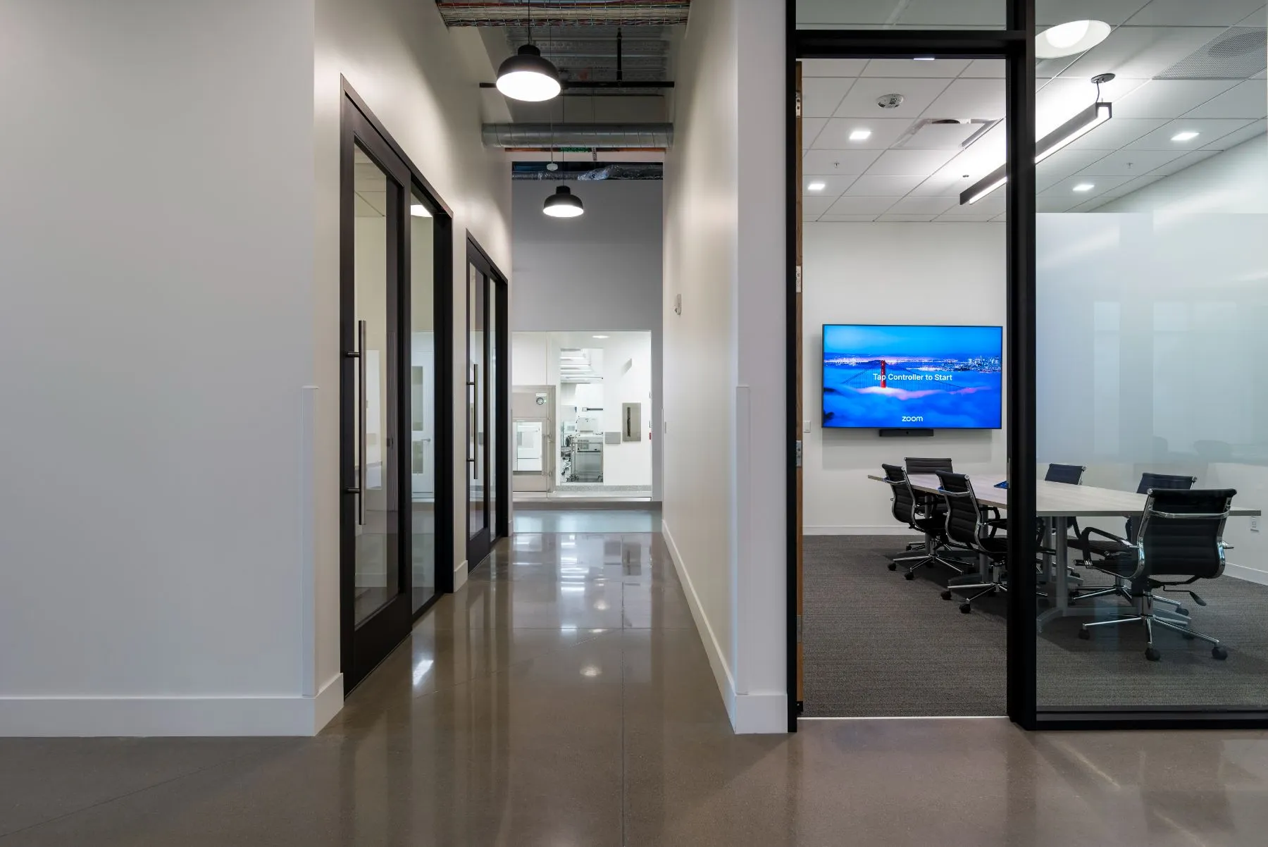 GeneFab Alameda offices and hallway